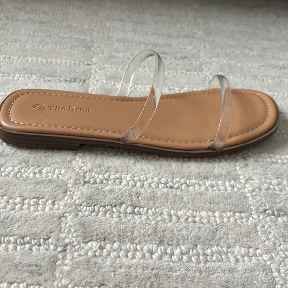 The Drop Women’s Paris Square Toe Two Strap Sandal - Picture 5 of 13